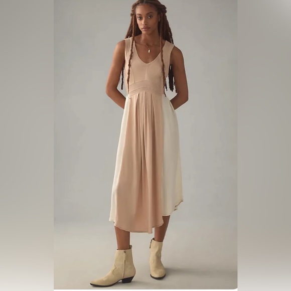 Anthropologie Daily Practice Keep Dancing Midi Dress - Picture 1 of 12